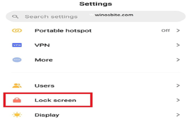 Step 2 of how to remove Glance from lock screen