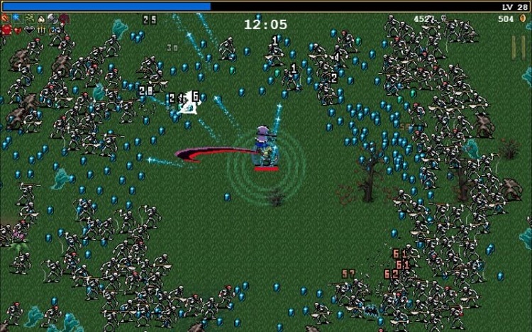 TOP 10 Examples of Roguelike games on Steam Vampire Survivors
